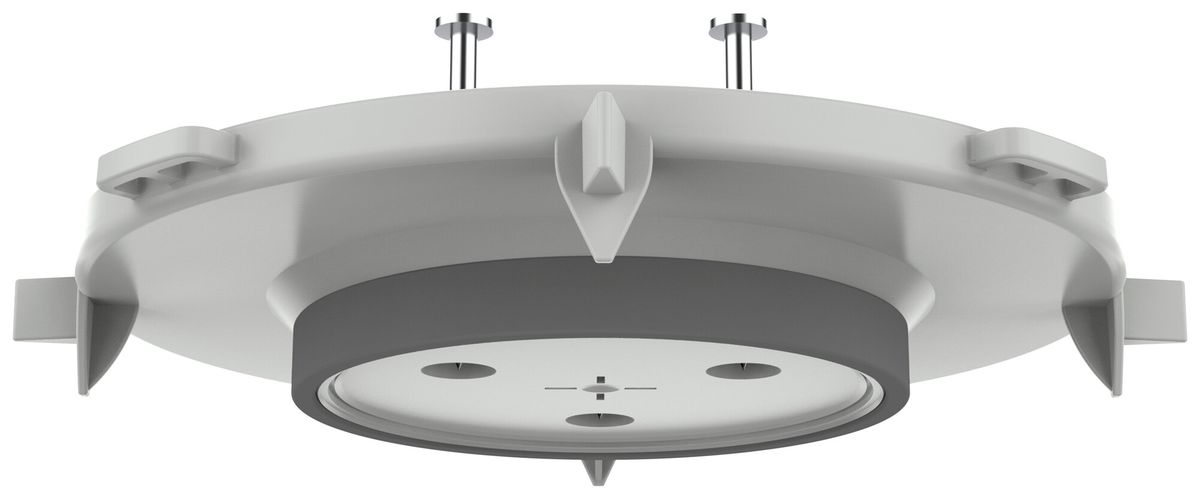 Élément frontal LIGHT-BOX Ø68mm béton apparent TFC 850°C gris