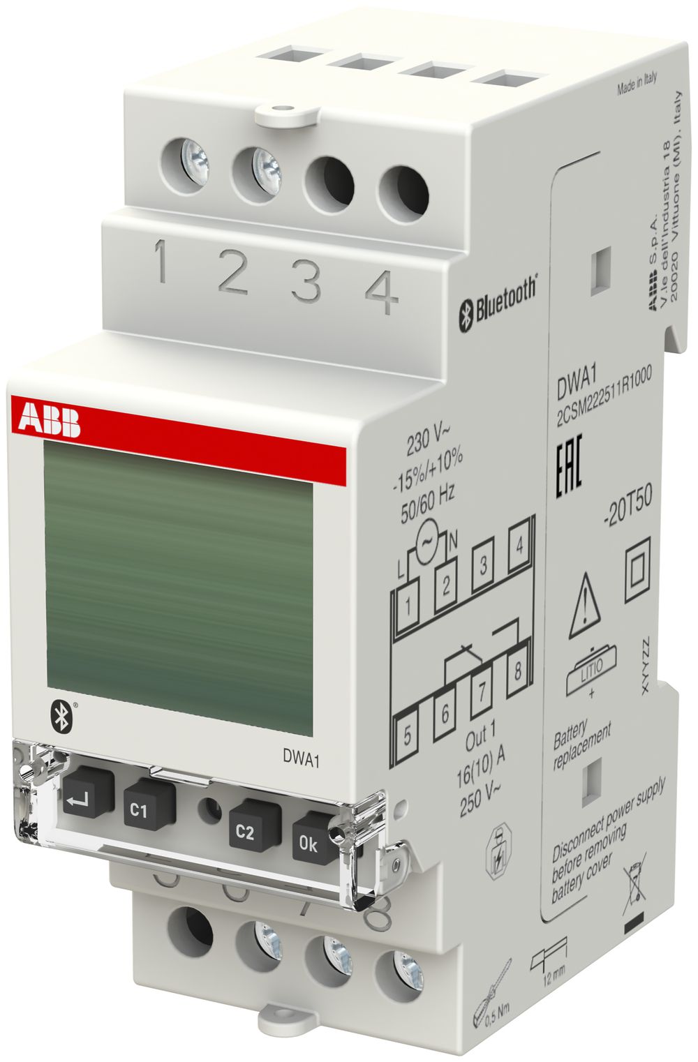 REG-Astroschaltuhr digital ABB DWA1 1 Kanal