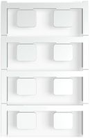 Marqueur d'appareil Weidmüller MultiCard CC auto-adhésive 15×17mm PA66 argent
