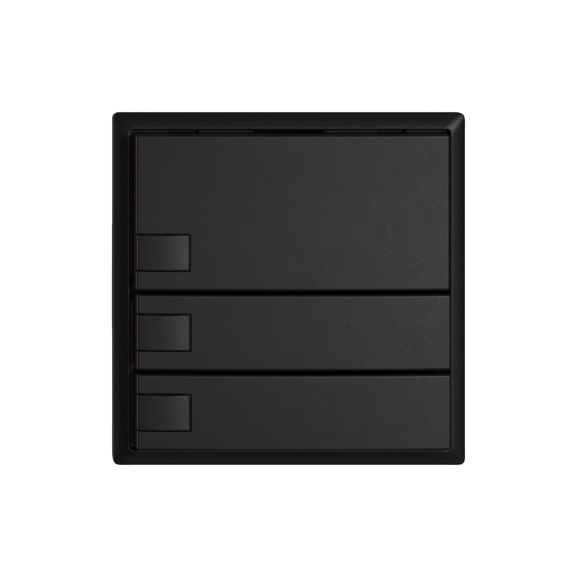 Poussoir KNX RGB EDIZIO.liv SNAPFIX® capteur temp.s.LED 3× comm.1T no