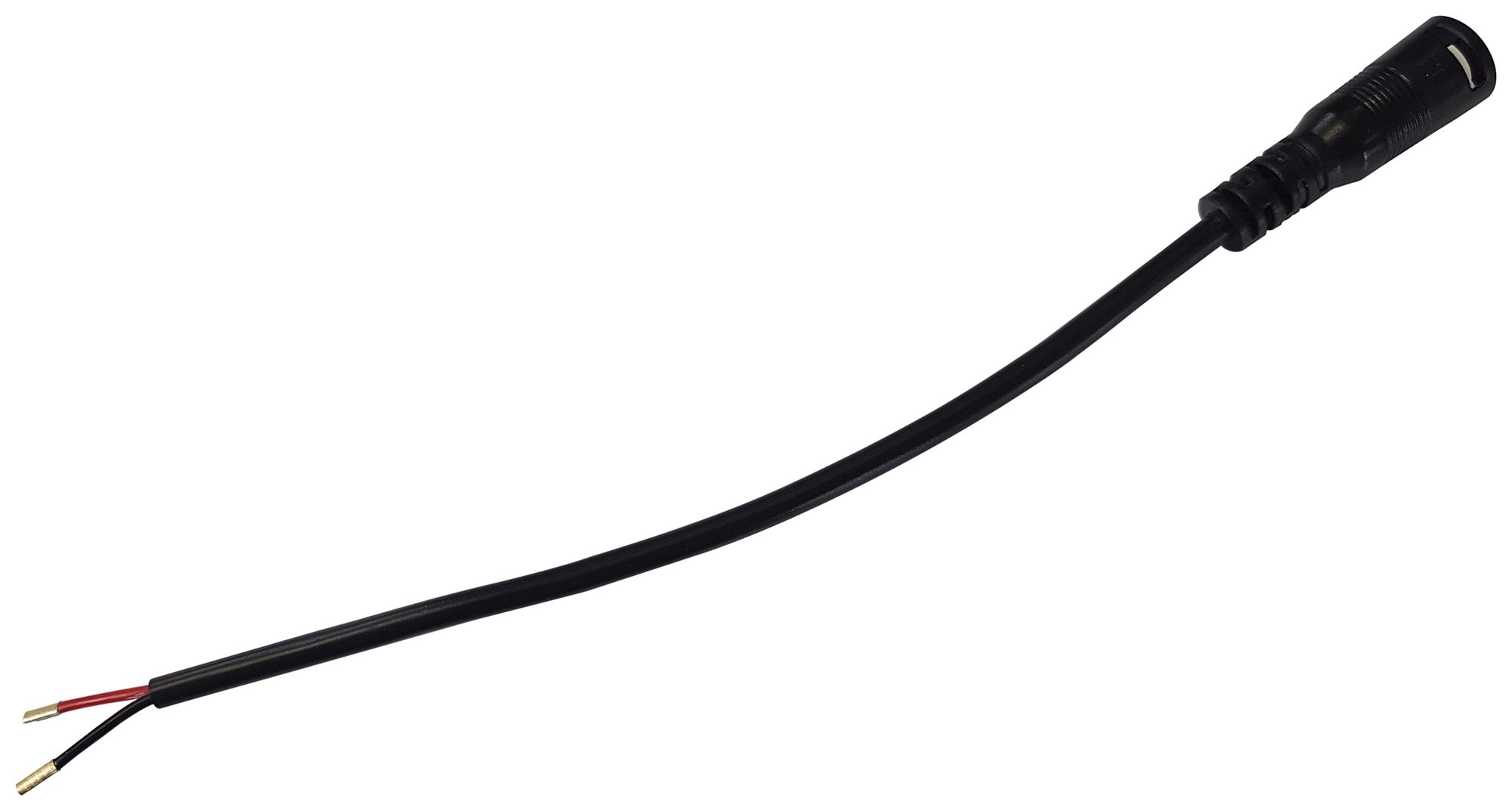 Anschlusskabel DOTLUX 2-polig Gummi 1.46A 0…36V 13×0.21m schwarz