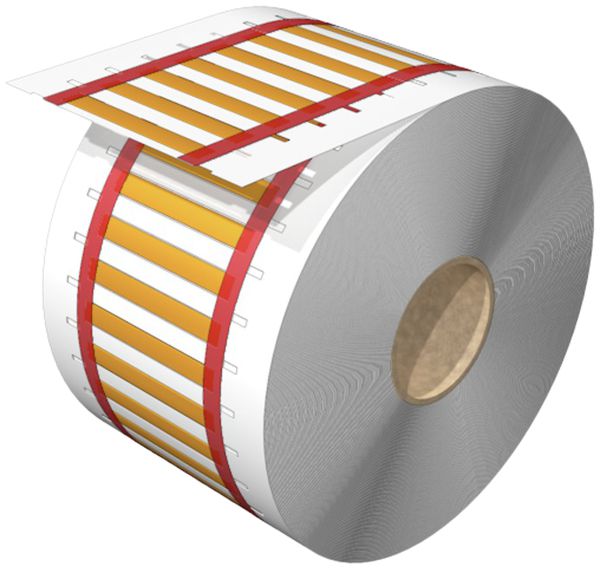 Marcatore di conduttore Weidmüller MultiMark HS p.Ø1…3.2mm 50.8×5.6mm giallo