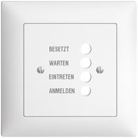 UP-Frontset EDIZIOdue weiss 88×88mm für Türstation 1334.D