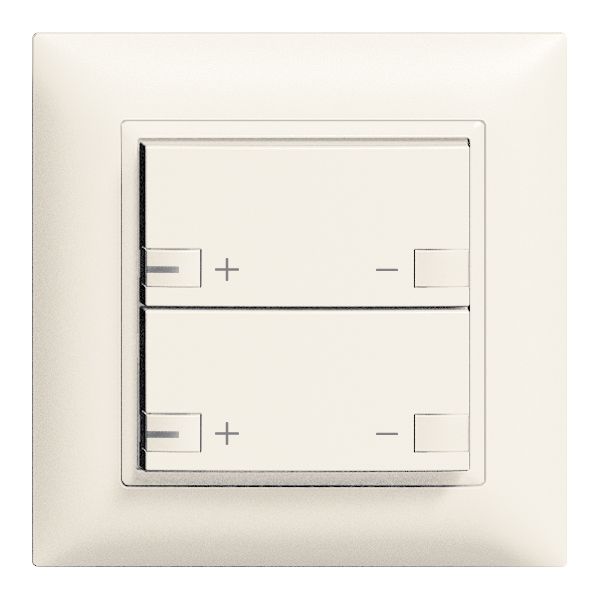 Kit frontale INC 2×variatore 2t+LED ZEP EDIZIOdue bianco