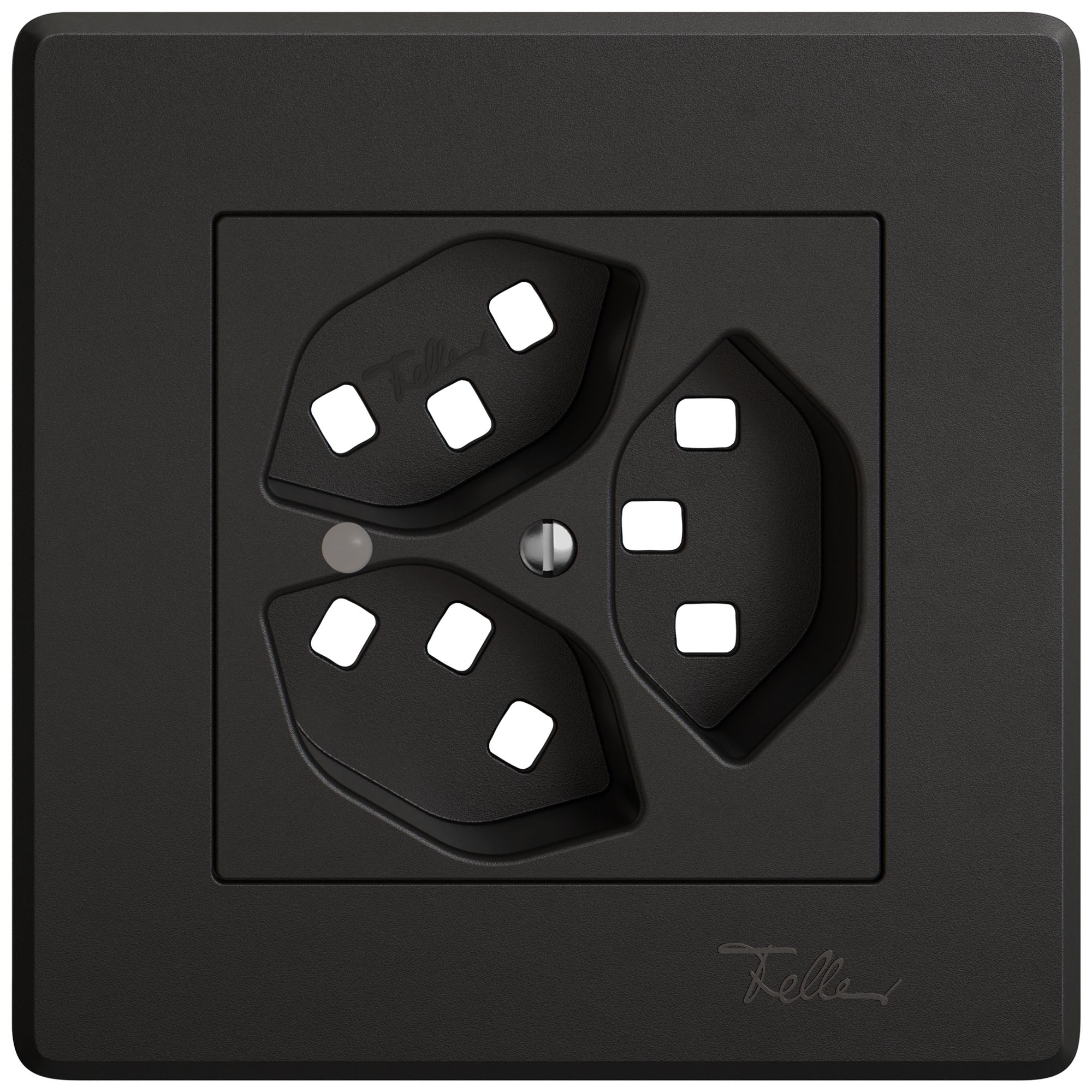 UP-Montageset EDIZIO.liv SNAPFIX® für 3×T23 mit Frontlinse sz