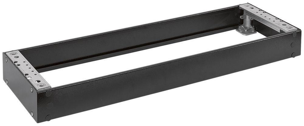 Socle Hager weber.mes C h=100mm 1350×275mm, sans panneaux latéraux