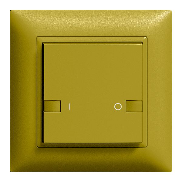 Poussoir ENC ZEP 1c/1t ON-OFF station centr./sec. EDIZIOdue olive