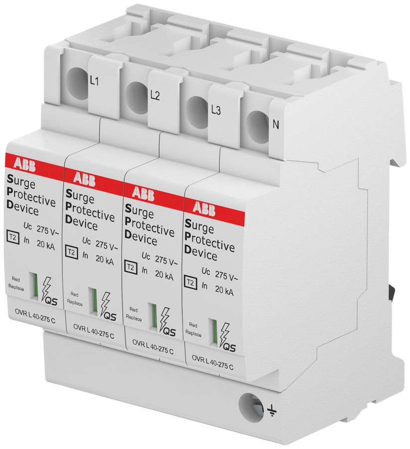 Überspannungsableiter ABB proM compact T2 4L 40kA 275V