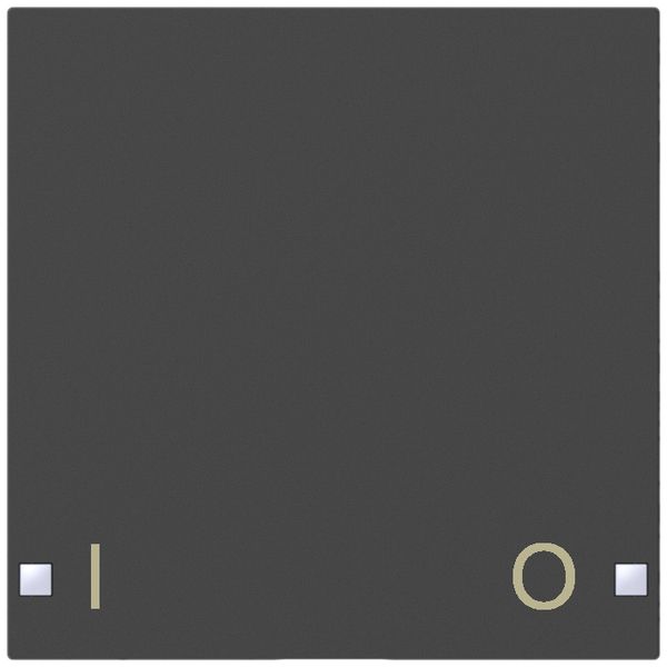 Taste SIDUS 1/2f zu Tastsensor mit Aufdruck I/O, anthrazit