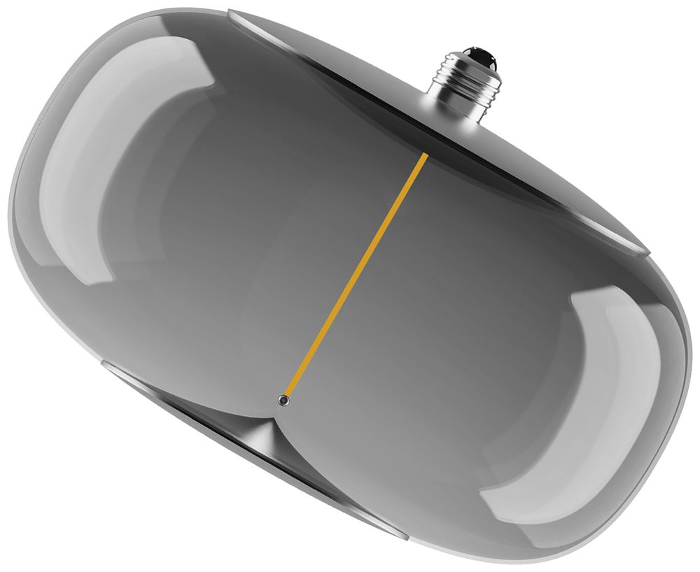 LED-Lampe Osram Vintage 1906 E27 4W 60lm 818 Ø300×210mm Rauch