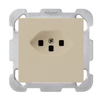 UP-Steckdose kallysto T23 beige Schraubklemme