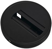 Deckenrosette SLV für 1-Phasen-Adapter, Ø121×25mm schwarz