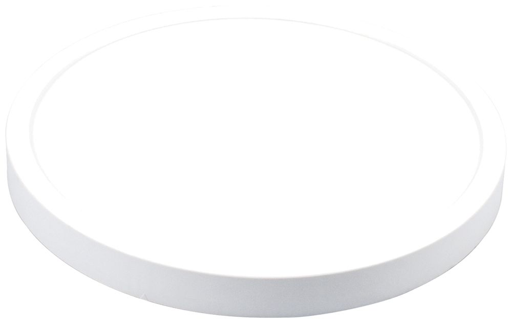 Downlight LED AP/INC CIRCLEunisize 22W, 2200lm, 3000K, Ø290×20mm, blanc