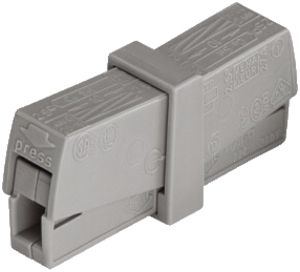 Leuchtensteckklemme WAGO 0.5…2.5mm² grau
