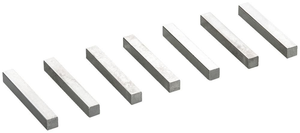 Zählerstift SEIDL SL-6-6-45-V-Z-Set-7 128A Aluminium versilbert