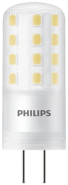 Lampada LED Philips CorePro GY6.35 12V 4.2W 470lm 2700K REG Ø18×50mm opaco