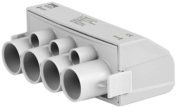 Borne d'alimentation LPDB 4×6…50 mm²/3×2.5…10 mm² gris