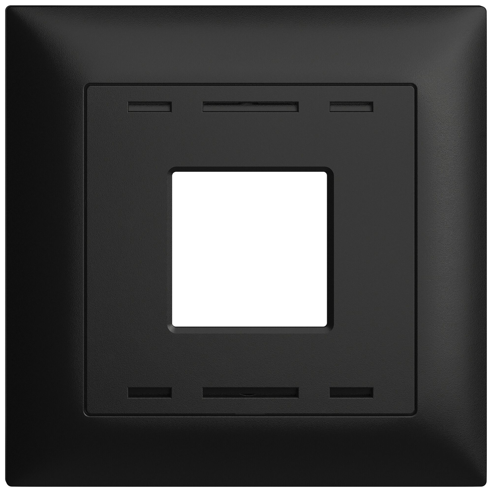 UP-Abdeckset EDIZIOdue Wiser Thermostat schwarz