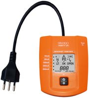 Tester per prese e FI ELBRO TESTY 2+ per T12, T13, T23, CATIII, 300V, IP40