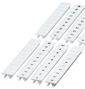 Ruban Zack ZB 31…40 blanc impression horizontale à 10 étiquettes 5mm