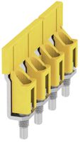 Connexion transversale Weidmüller WQV 35/4 vissé 4L pas 16mm isolé 112A jaune
