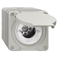 NAP-Drehschalter NEVO, 3/1L, ohne Zylinder, KS, 2-1-2-1, lichtgrau