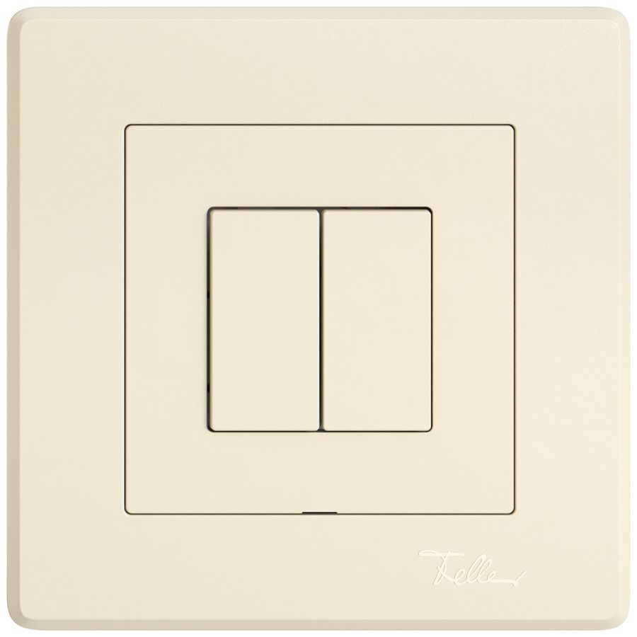 Commande pour interrupteur ENC EDIZIO.liv Wiser SNAPFIX® 2C WLAN 2T cr