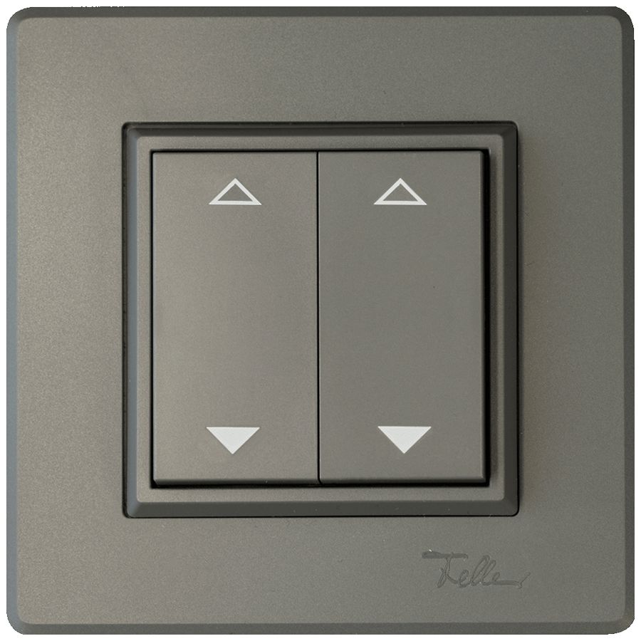 AP-Funktaster ALADIN EnOcean EDIZIO.liv 4K/2T V/Λ batterielos dunkelgrau