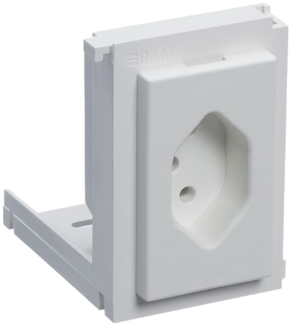 Einbaukit R&M HWSmodular, Steckdose T13, 50×78×70mm, weiss