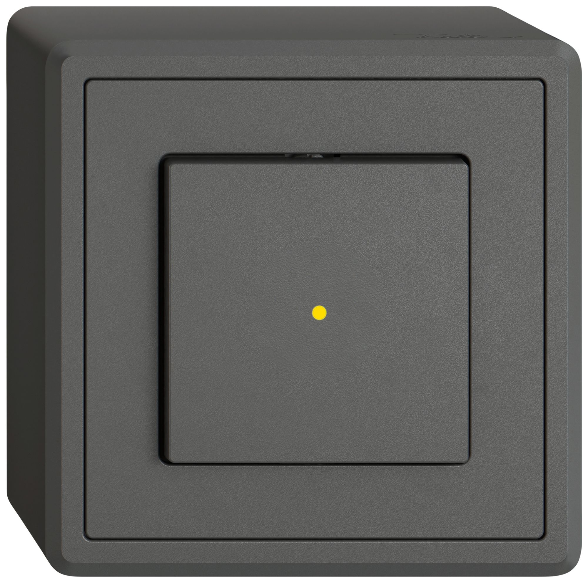 AP-Leuchtdruckschalter EDIZIO.liv SNAPFIX® 3/1L Frontlinse KS gelb dgu