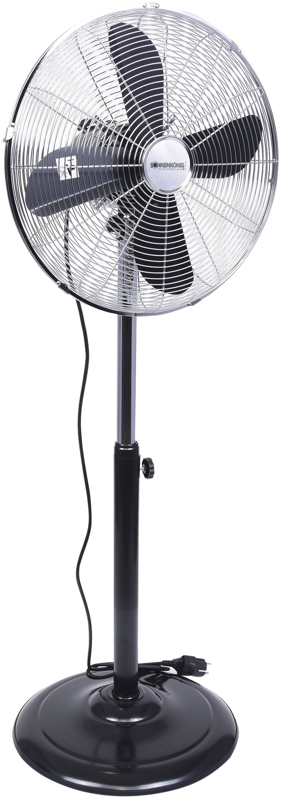 Standventilator Armin Schmid METAL BLACK 3560m³/h 50W 420×1050…1250×400mm sz