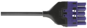 Anschlussleitung Woertz 49345/C1 5×2.5mm² 400V 20A 3m vi Buchse-frei Cca