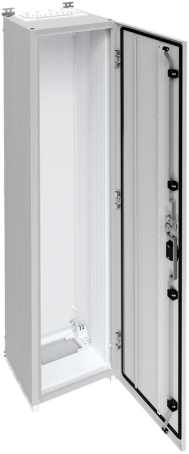 Armadio murale Hager univers con porta piena CP II IP55 1550×300×275mm RAL 7035