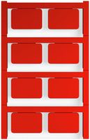 Gerätemarkierer Weidmüller MultiCard SM selbstklebend 27mm PA66 rot
