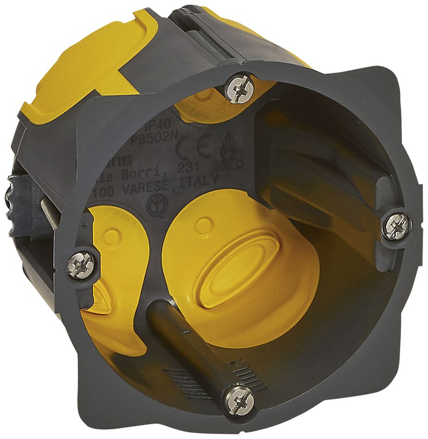 Hohlwanddose Legrand Bticino Ø71mm 52mm 2 Module grau