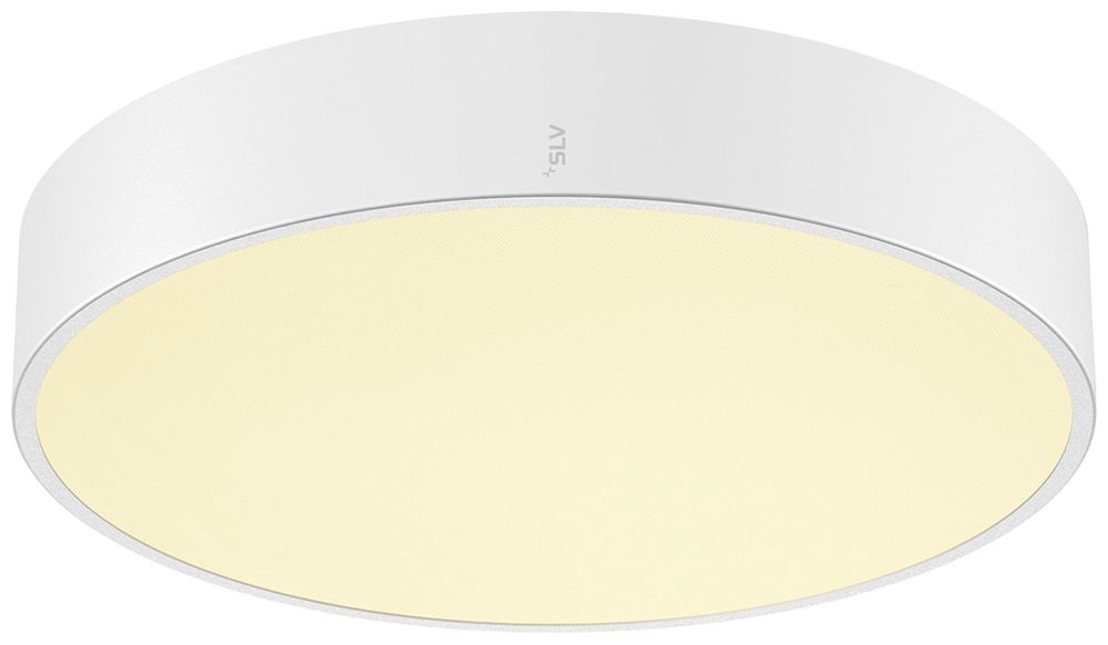 LED-Deckenleuchte SLV MEDO PRO 40 19W 2500lm 930/940 IP50 DALI Ø380mm weiss