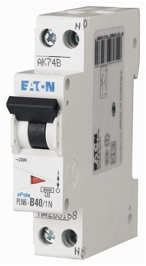 Disgiuntore Eaton B/40A 1P+N 6kA 1UM