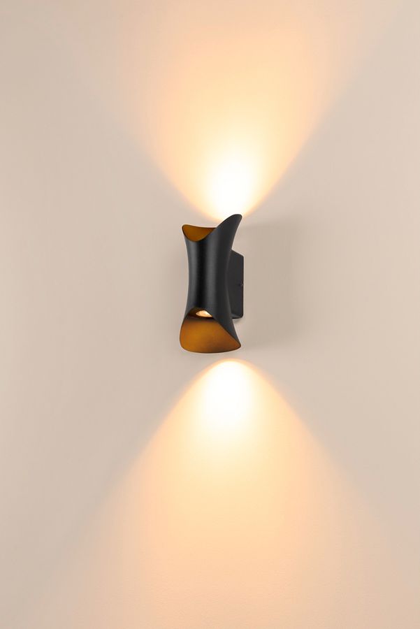 Applique LED SLV MODELA 7.5W 770lm 827 IP65 VAR direct/indirect noir