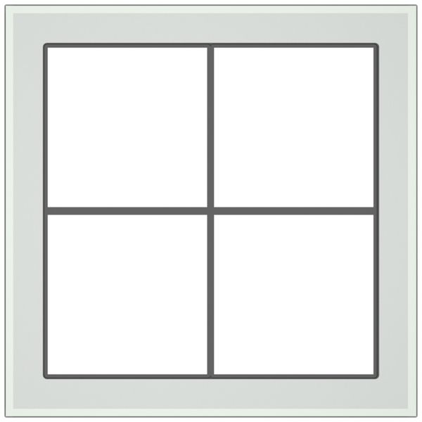 Abdeckrahmen SIDUS 2×2 transparent