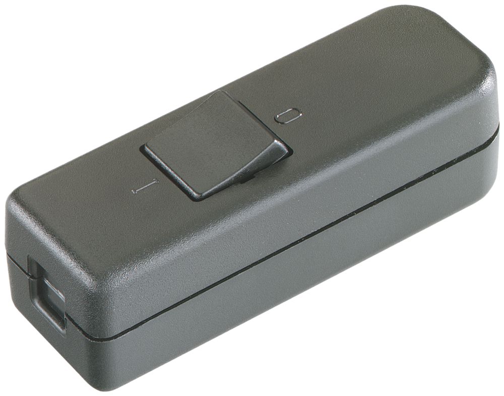 Zwischenschalter ELBRO 6A 250V schwarz