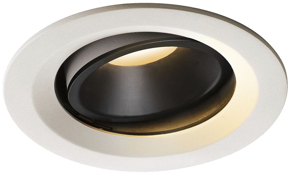 LED-Downlight SLV NUMINOS MOVE M 17.5W 1460lm 2700K 20° DIM Ø135×81mm ws/sz