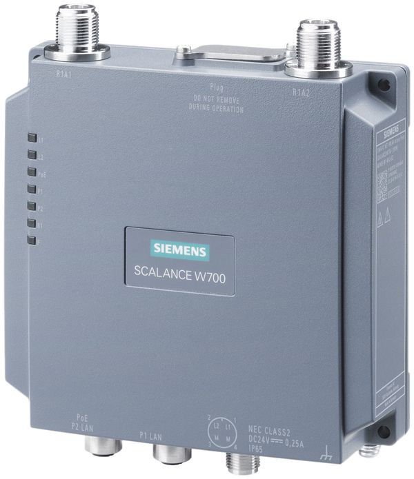 IWLAN Client Siemens SCALANCE W738-1 M12 2.4/5GHz 2×N-CON 1×300Mbit/s