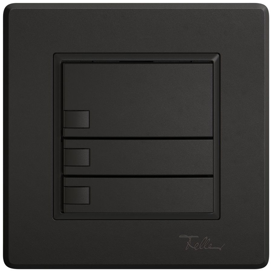 Pulsante KNX RGB INC EDIZIO.liv SNAPFIX® sensore temp.s.LED 3× com.1T ne