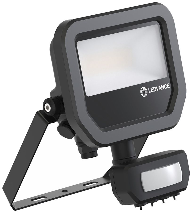 Proiettore LED LEDVANCE FLOODLIGHT10 PIR SEN 8W 1100lm 830 IP65 100° 136×57 ne