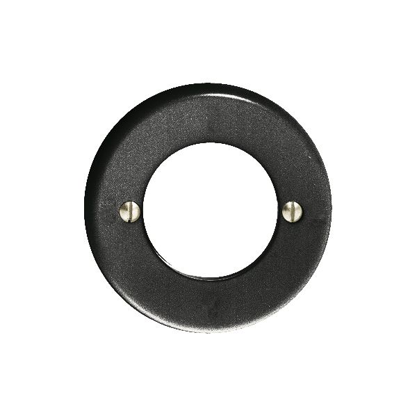 Kit frontale FH nero per interr.a chiave, s.incisione