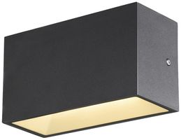 LED-Wandleuchte SLV SITRA M UP/DOWN 14W 1600lm 3000/4000K 95° IP65 anthrazit