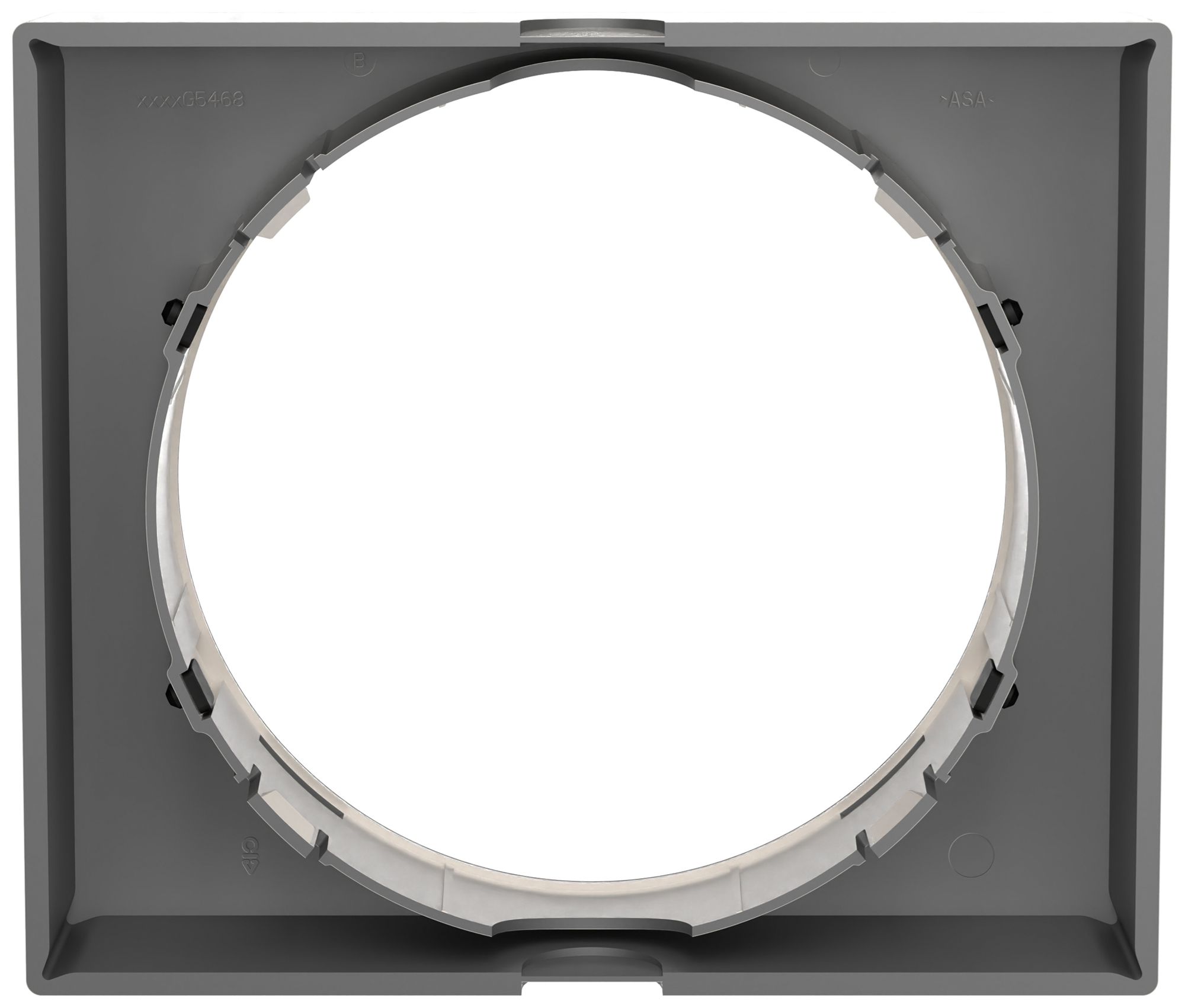 Dekorrahmen ABB Busch-Wächter PRO Edelstahl