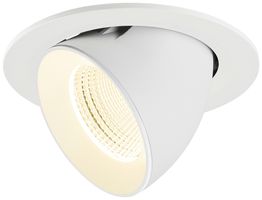 LED-Downlight SLV NUMINOS GIMBLE L 17W 2700lm 4000K WB DALI Ø160×115mm ws