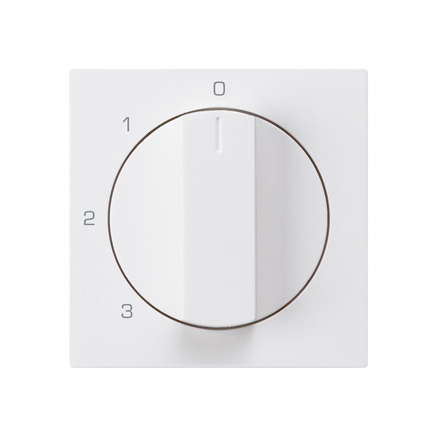 Abdeckset kallysto zu Drehschalter 0123 weiss