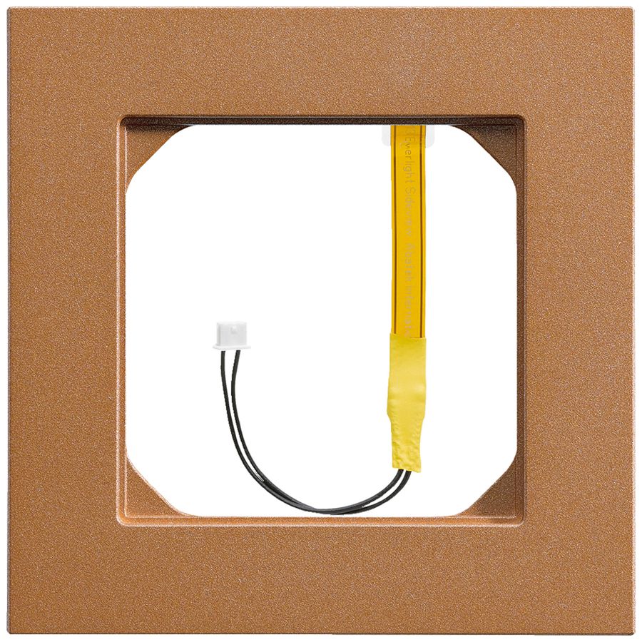 Abdeckrahmen kallysto.pro 1×1 canyon für Eckbeleuchtung blau